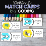 Coding Activities for Elementary - Scratch Jr Match Cards