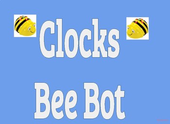 Preview of Coding Bee Bot Clocks to the Hour