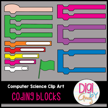 Preview of Coding Blocks Clip Art