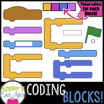 Preview of Coding Blocks - Clipart