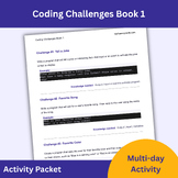 Python Java Coding Challenges Workbook | Computer Science Activities Grades 5-12