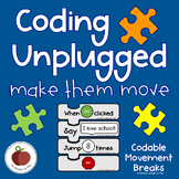 Coding - Coding Unplugged - Movement Cards - Block Coding 