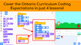 Coding Lesson with 4 challenges using SCRATCH