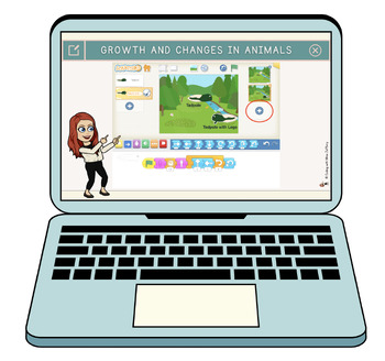 Preview of Coding Lifecycles with Scratch Jr: (Science) Growth & Changes in Animals