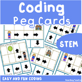 Coding Peg Cards | Unplugged Coding