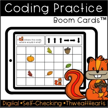 Preview of Coding Practice Fall Boom Cards™