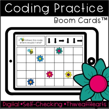 Preview of Coding Practice Spring Boom Cards™
