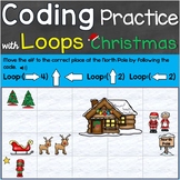 Coding Practice with Loops Computer Code Looping Christmas