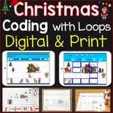 Coding Practice with Loops Mega Bundle Christmas Digital &