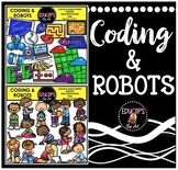 Coding & Robots Clip Art Set {Educlips Clipart}