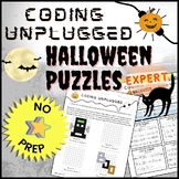 Coding Unplugged HALLOWEEN Themed Set (Expert)│Offline Puz