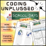 Coding Unplugged: SCHOOL DAYS Themed Set│Offline Mini Puzz