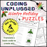 Coding Unplugged│WINTER HOLIDAY & CHRISTMAS Offline Puzzle