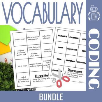 Preview of Coding Vocabulary Bundle