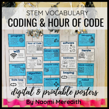 Preview of Coding Vocabulary | Hour of Code Vocabulary