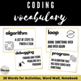 Coding Vocabulary Posters