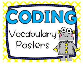 Preview of Coding Vocabulary Posters-- Over 65 Computer Science Terms!