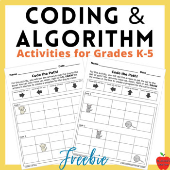 Preview of Coding and Algorithm Activities Freebie | Computer Science | CS4All