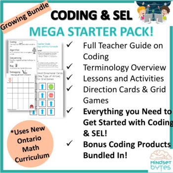 Preview of Coding and SEL Starter Pack- Grades 1-3