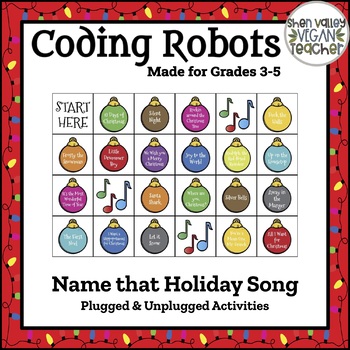 Preview of Coding for Kids - Bee Bot™️ - Christmas Name that Holiday Song