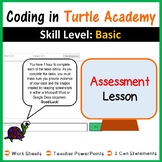 Coding in Turtle Academy - Assessment Lesson - Computer Science & Math