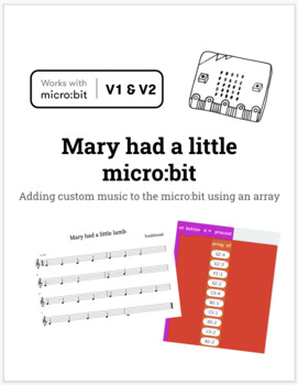 Preview of Coding music for the micro:bit using an Array