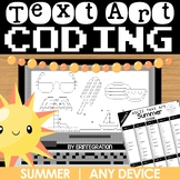 Coding Activities & Typing Practice for Summer | ASCII Tex