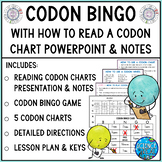 Codon Bingo Game w/ How to Read a Codon Chart PowerPoint, 