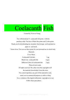 Preview of Coelacanth Fish