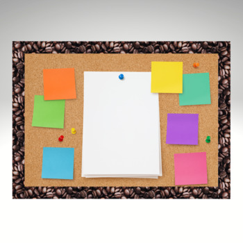 Coffee Bean Post-it Notes