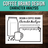 Coffee Brand Design Character Analysis | Printable Activit