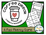 Coffee Break Addition Fact Fluency Game