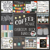 Coffee Classroom Theme BUNDLE | Farmhouse Classroom Décor BUNDLE