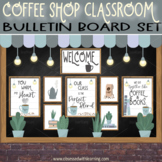 Coffee Classroom Theme Bulletin Board | EDITABLE Name Tags