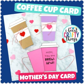 Preview of Coffee Cup Mother's Day Card Template
