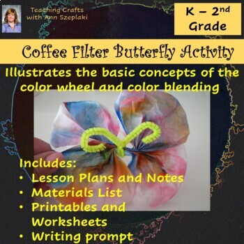 Preview of Coffee Filter Butterfly Activity