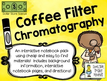 Preview of Coffee Filter Chromatography for Interactive Notebooks ~ Dollar Store Science