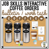 Coffee Orders Interactive Bulletin Board Work Task