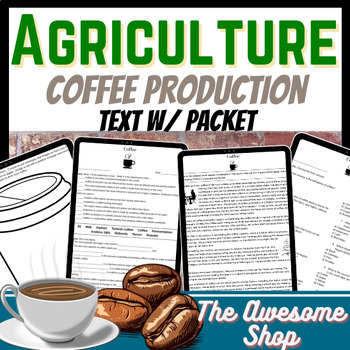 Preview of Coffee Production Agriculture & Culinary Arts Emergency Sub Plans