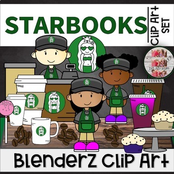 Coffee Shop Clipart Blenderz Clips by It's Just Adam | TpT