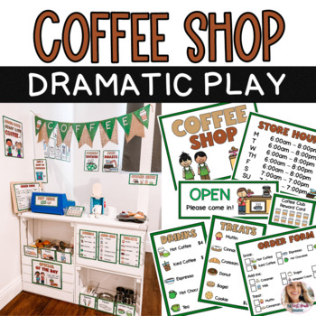 Preview of Coffee Shop Dramatic Play Center