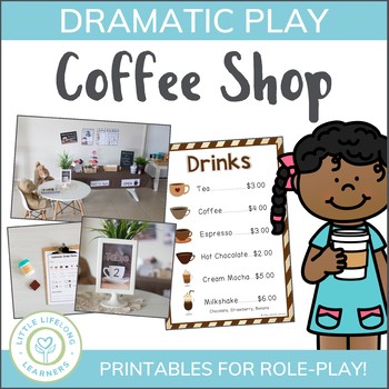 Preview of Coffee Shop Dramatic Play Set