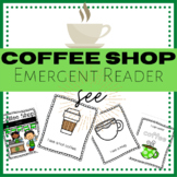 Coffee Shop Themed Emergent Reader - See