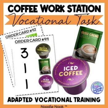 Preview of Coffee Station Stocking- A Vocational Task for Autism Units or Life Skills