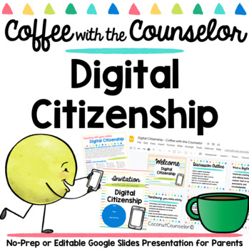 Preview of Coffee with the Counselor | Digital Citizenship