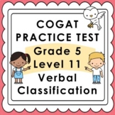 CogAT Practice Test - Verbal Classification - Grade 5 Leve