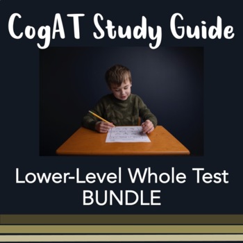 Preview of CogAT Study Guide BUNDLE for Kindergarten to 2nd Grade