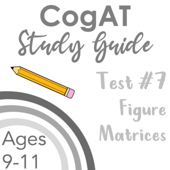 Preview of CogAT Study Guide Subtest #7 Figure Analogies for 2nd Grade and Above