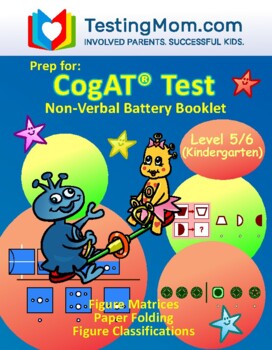 Preview of CogAT Test Non-Verbal Battery Booklet (Level 5/6 - Kindergarten)