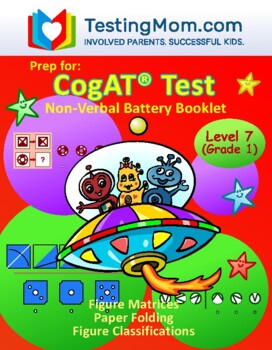 Preview of CogAT Test Non-Verbal Battery Booklet (Level 7 - Grade 1)